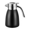 0.58 Gallon Stainless Steel Thermal Vacuum Flask – Double Wall Insulated Hot & Cold Beverage Bottle with Leakproof Lid – Black