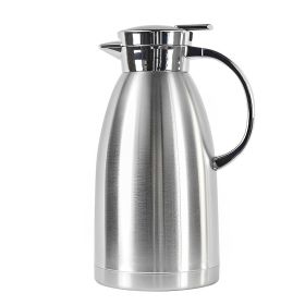 0.48 Gal Stainless Steel Insulated Vacuum Flask – Thermal Water and Coffee Jug, 3-Layer Insulated Bottle for Hot & Cold Drinks