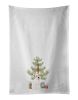 NEW Schnauzer White #1 Christmas Kitchen Towel Set of 2 White Dish Towels Decorative Bathroom Hand towel for Hand, Face, Hair, Yoga, Tea, Dishcloth