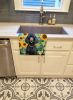 Black Poodle in Sunflowers Kitchen Towel Dish Cloths Guest Hand Towel Decorative Bathroom Towel for Face,Tea, Dishcloth, Kitchen and Bath