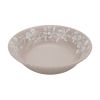 12-Piece Bamboo Melamine Dinnerware Set, Beige
