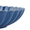 Colette Stoneware Dinner Bowls, Blue, Set of 4