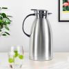 0.48 Gal Stainless Steel Insulated Vacuum Flask – Thermal Water and Coffee Jug, 3-Layer Insulated Bottle for Hot & Cold Drinks