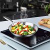 11.8in Stainless Steel Fry Pan – Top-Grade Non-Stick Induction Compatible Frying Pan Skillet