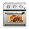 Family Size Air Fryer Toaster Oven Combo, 13QT, 360° Hot Air Circulation for Healthy Oil-Free Cooking, Multifunctional Convection Contertop Oven