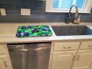 Wisconsin Wood Violets in Watercolor Dish Drying Mat Absorbent Dish Drying Mat Pad for Kitchen Counter Dish Drainer Mat for Countertop, 14 x 21"