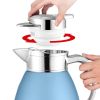 0.48 Gal Stainless Steel 3-Layer Vacuum Flask – Blue, Insulated Thermal Bottle for Hot & Cold Drinks